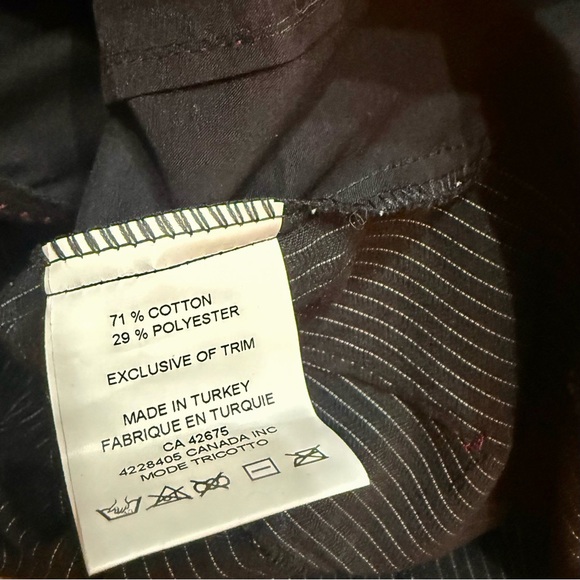 Tricotto Black and White Pinstripe Dress - Picture 4 of 4